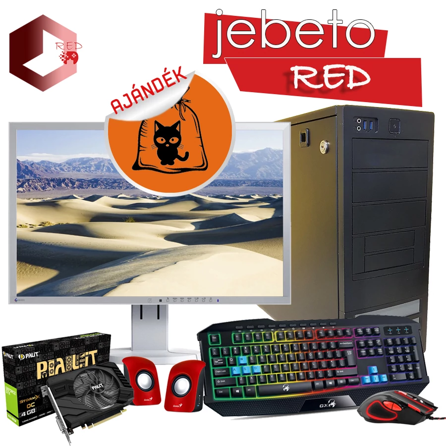 JEBETO RED Gamer csomag