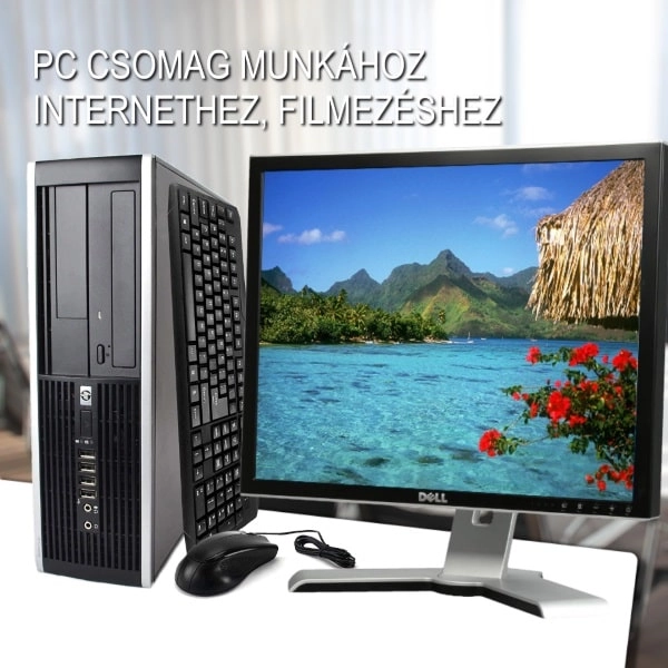 HP 8200 SFF PC + DELL 2007FP TFT monitor