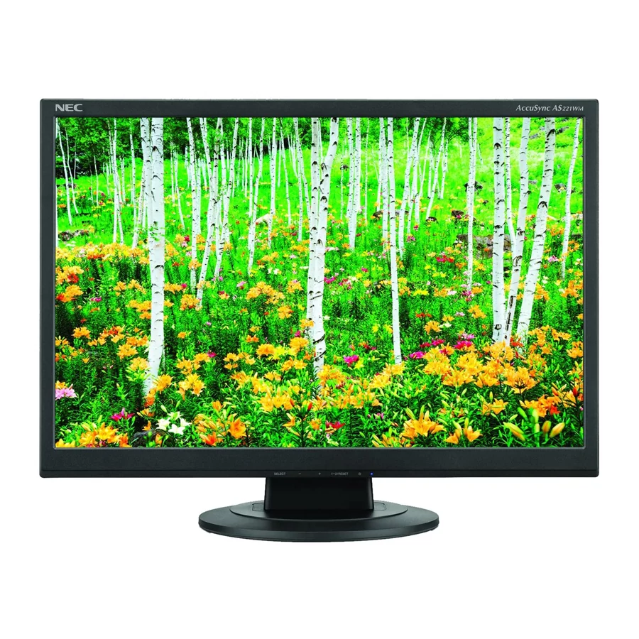 NEC MultiSync AS221WM